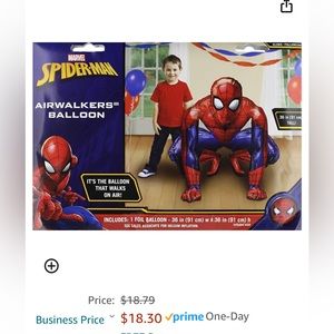 Marvel Spider-Man air walkers balloon